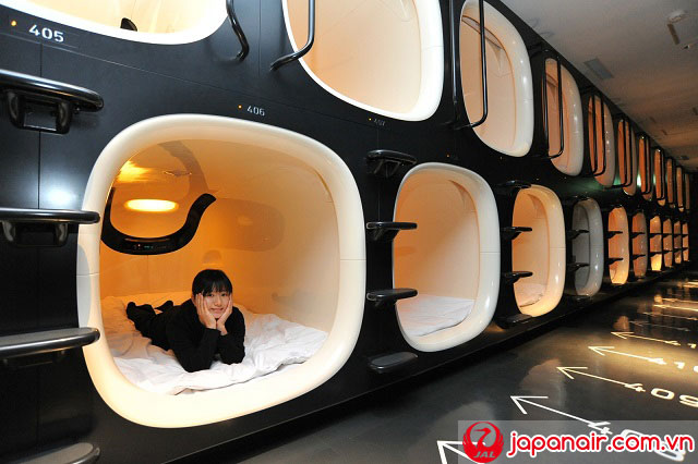 Khách sạn con nhộng được biết đến như một biểu tượng của đất nước Nhật Bản Khách sạn con nhộng được biết đến như một biểu tượng của đất nước Nhật Bản