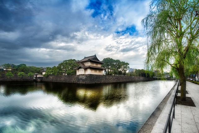 Khung cảnh thơ mộng của khu vực hoàng cung Tokyo