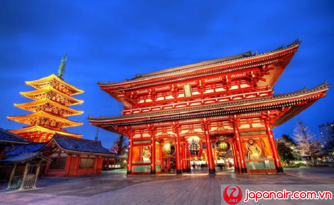 Chùa Sensoji linh thiêng ở thủ đô của Nhật Bản